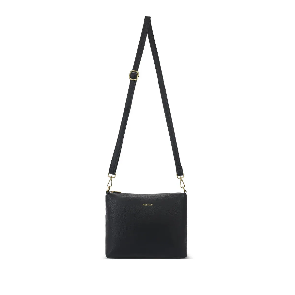 Pixie Mood Alicia Tote || Black Pebbled