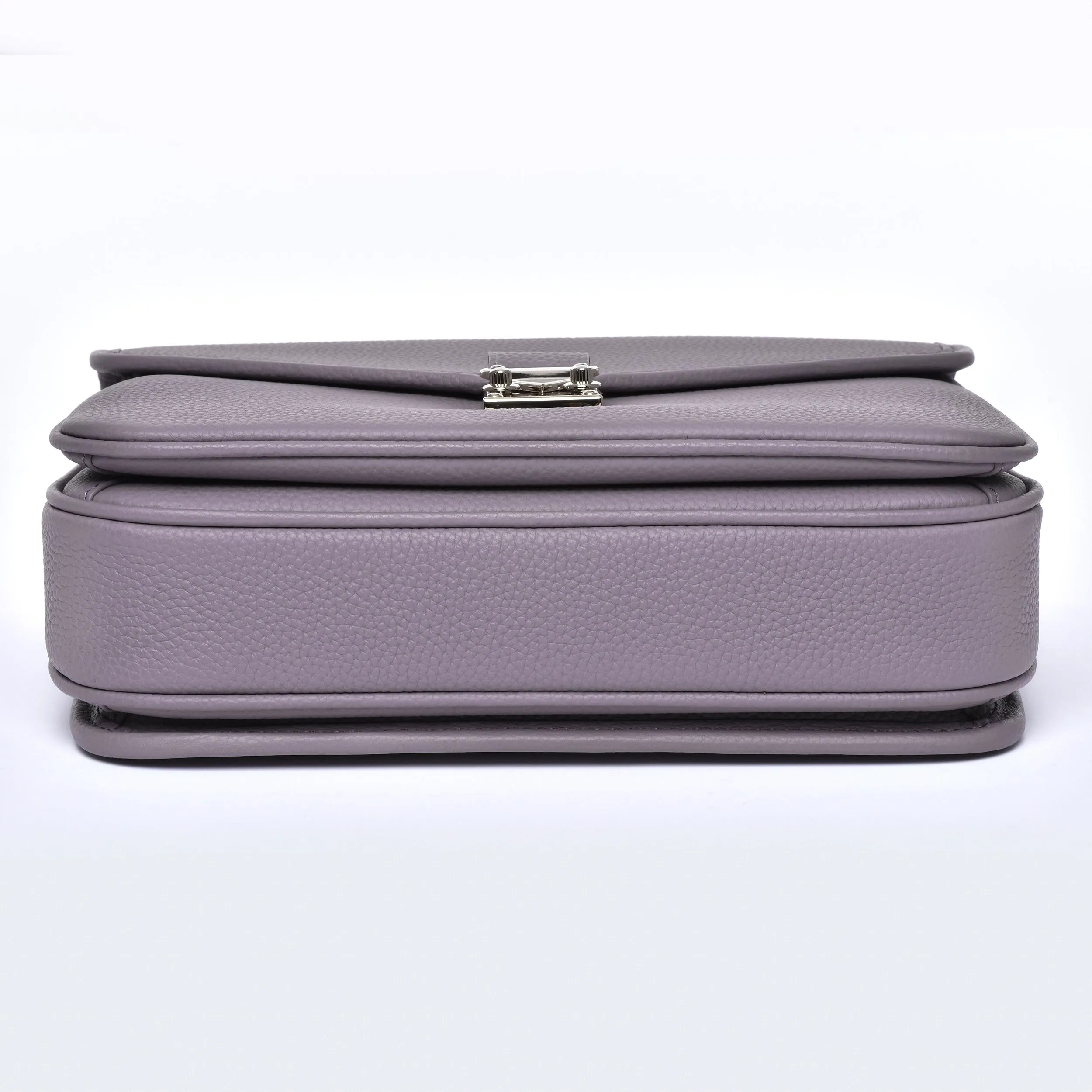 Pre order "Grey Lavender" Togo Leather - "Paris15" Satchel Crossbody bag