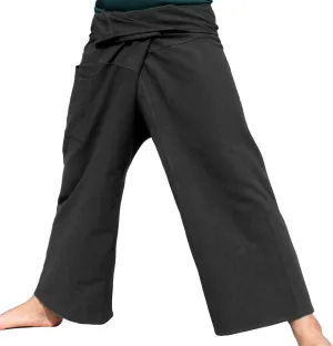 RaanPahMuang Thai Fisherman Pants Men/Women, Loose Yoga, Pirate, Harem Pants, 100% Cotton, Unisex Kimono Pants