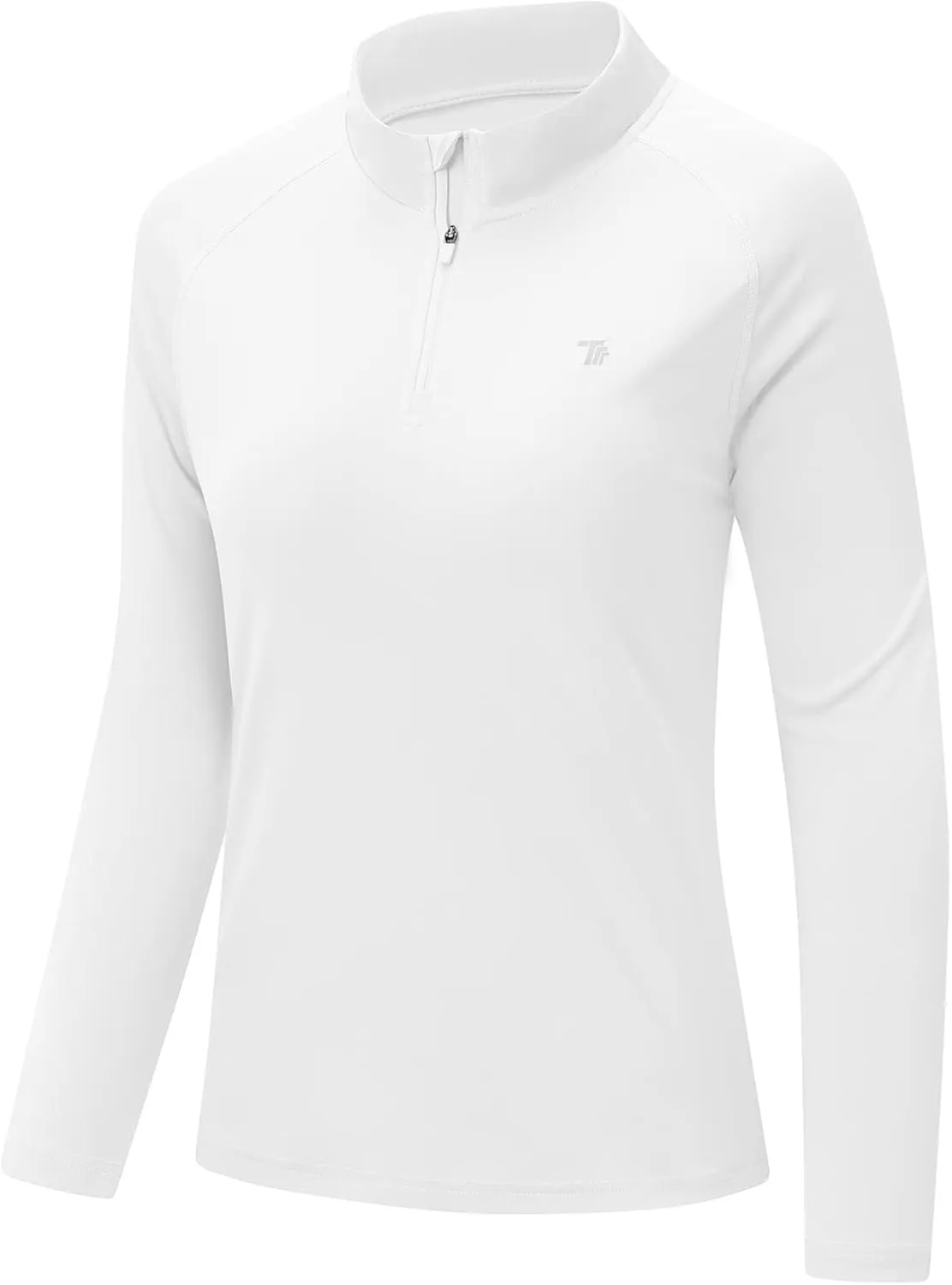 Rdruko Women's Hiking Shirts Quick Dry Long Sleeve UPF 50  Sun Protection Quarter Zip Outdoor Athletic Shirts