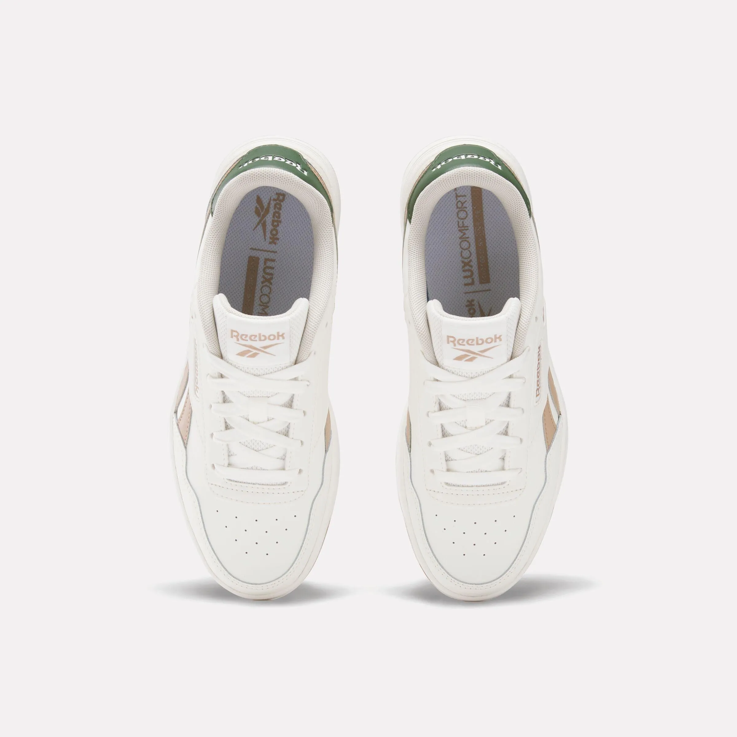 Reebok Footwear Women Reebok Court Advance Shoes CHALK/BREAKAWAYGREEN/EARTH