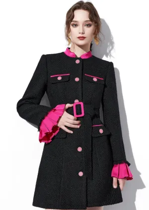 RUFFLE SLEEVE JACKET