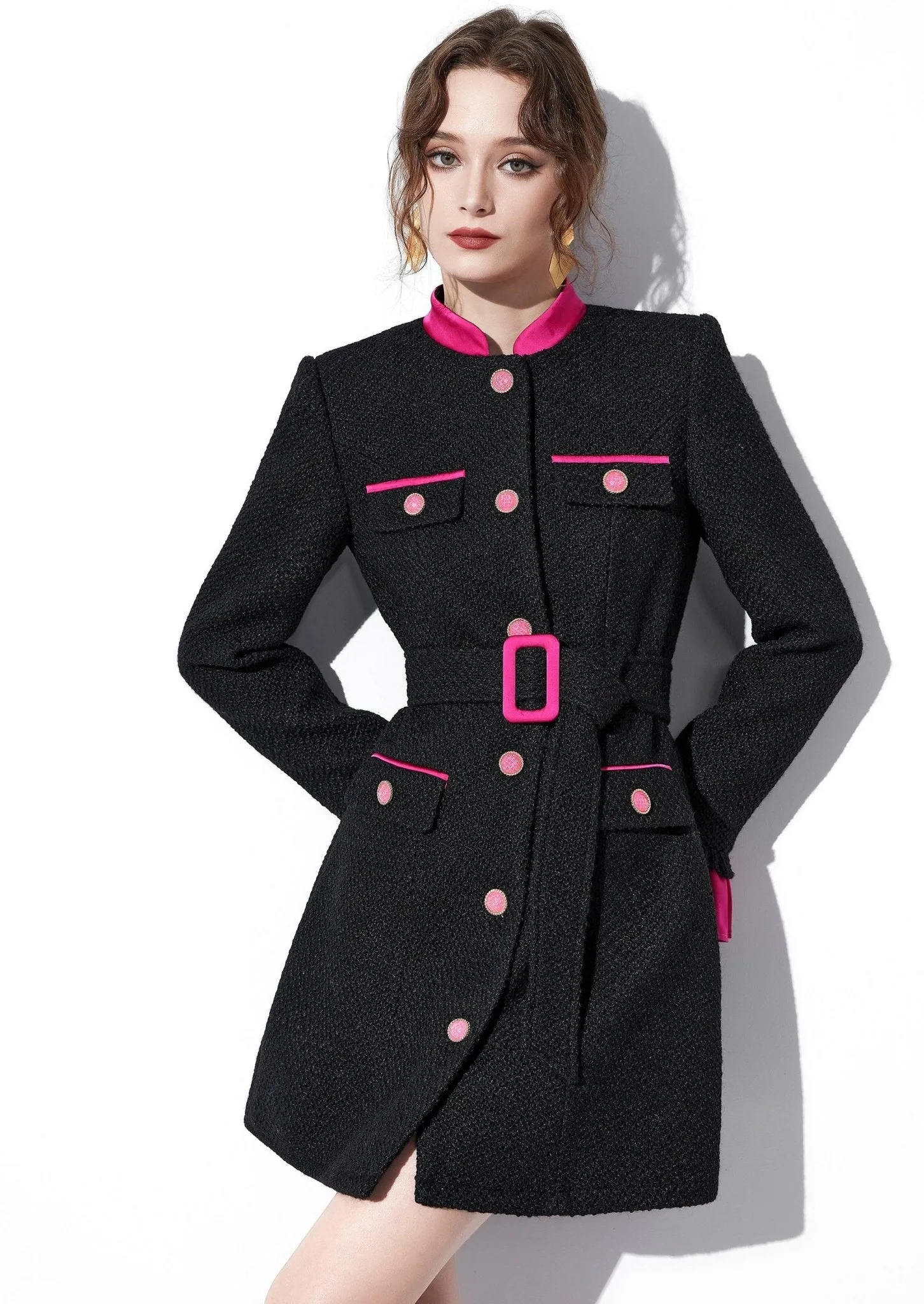RUFFLE SLEEVE JACKET