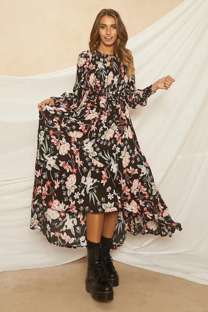 Scorpion Tattoo Maxi Dress