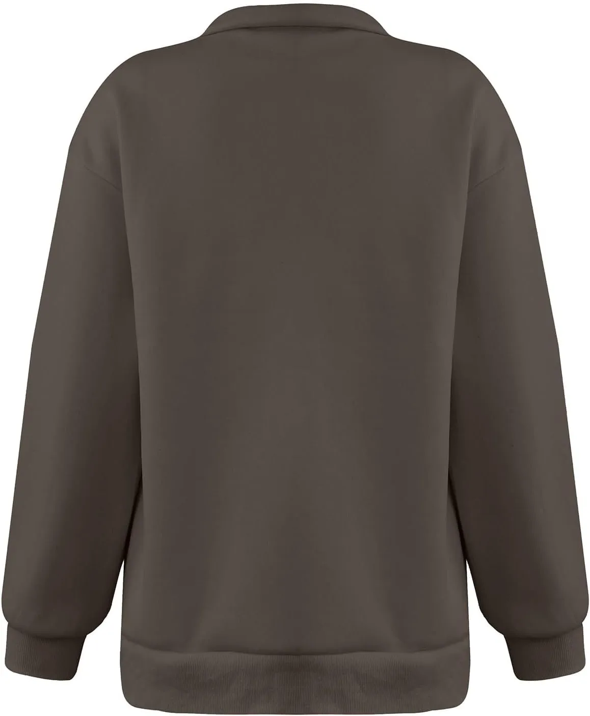 SERYU Oversized Sweatshirt Womens Loose Fit 2024 Fleece Fall Long Sleeve Half Zip Collared Pullover Y2k Clothes