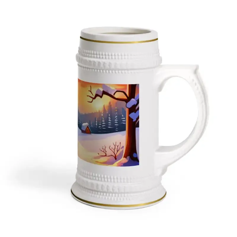 Sip in Autumn Landscape View Beer Stein Mug
