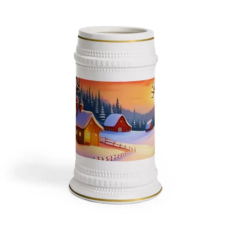 Sip in Autumn Landscape View Beer Stein Mug