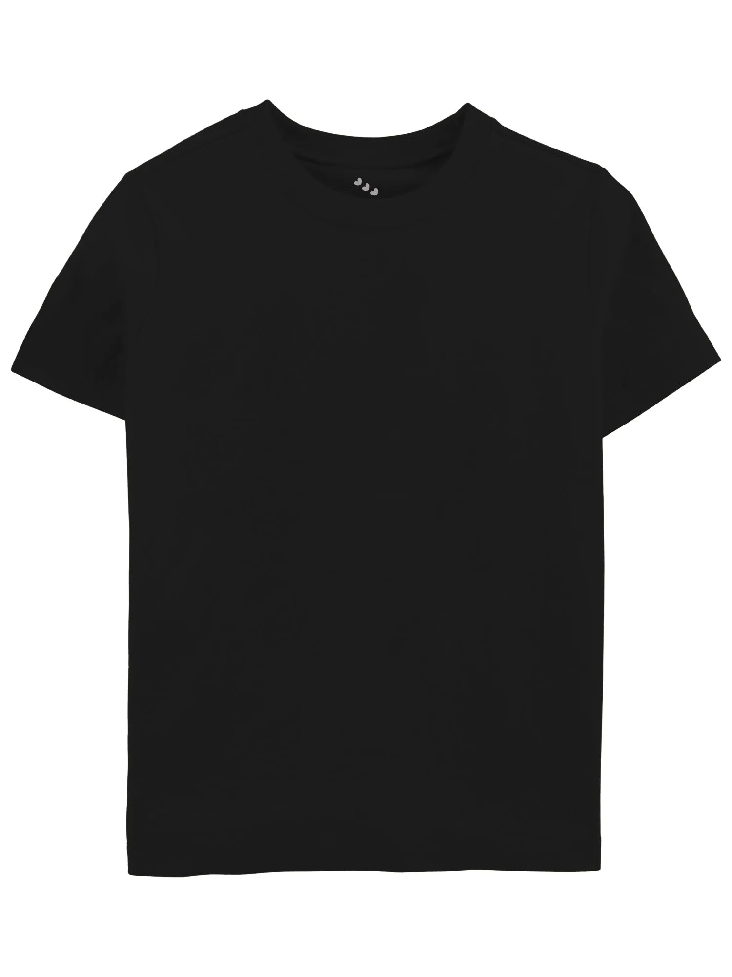 Solid Set of 2- Black and White 0 Kids Tshirt - Tee
