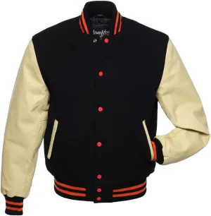 Stewart & Strauss Original Varsity Letterman Jacket Since 1977 (48 Team Colors) Wool & Leather XXS to 6XL