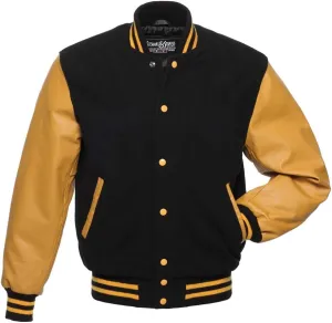 Stewart & Strauss Original Varsity Letterman Jacket Since 1977 (48 Team Colors) Wool & Leather XXS to 6XL
