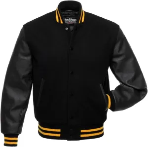 Stewart & Strauss Original Varsity Letterman Jacket Since 1977 (48 Team Colors) Wool & Leather XXS to 6XL