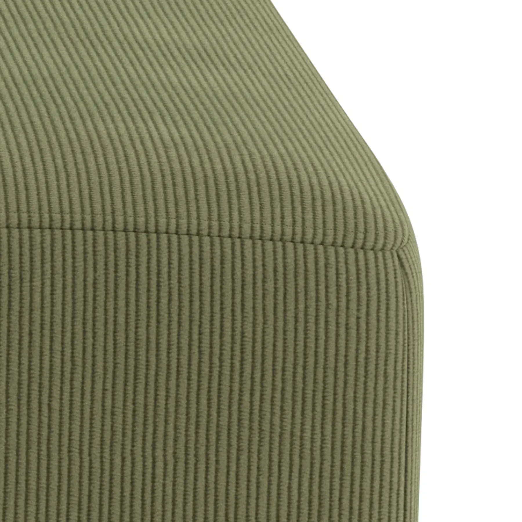 Stretch Armless Middle Module - Corduroy Forest