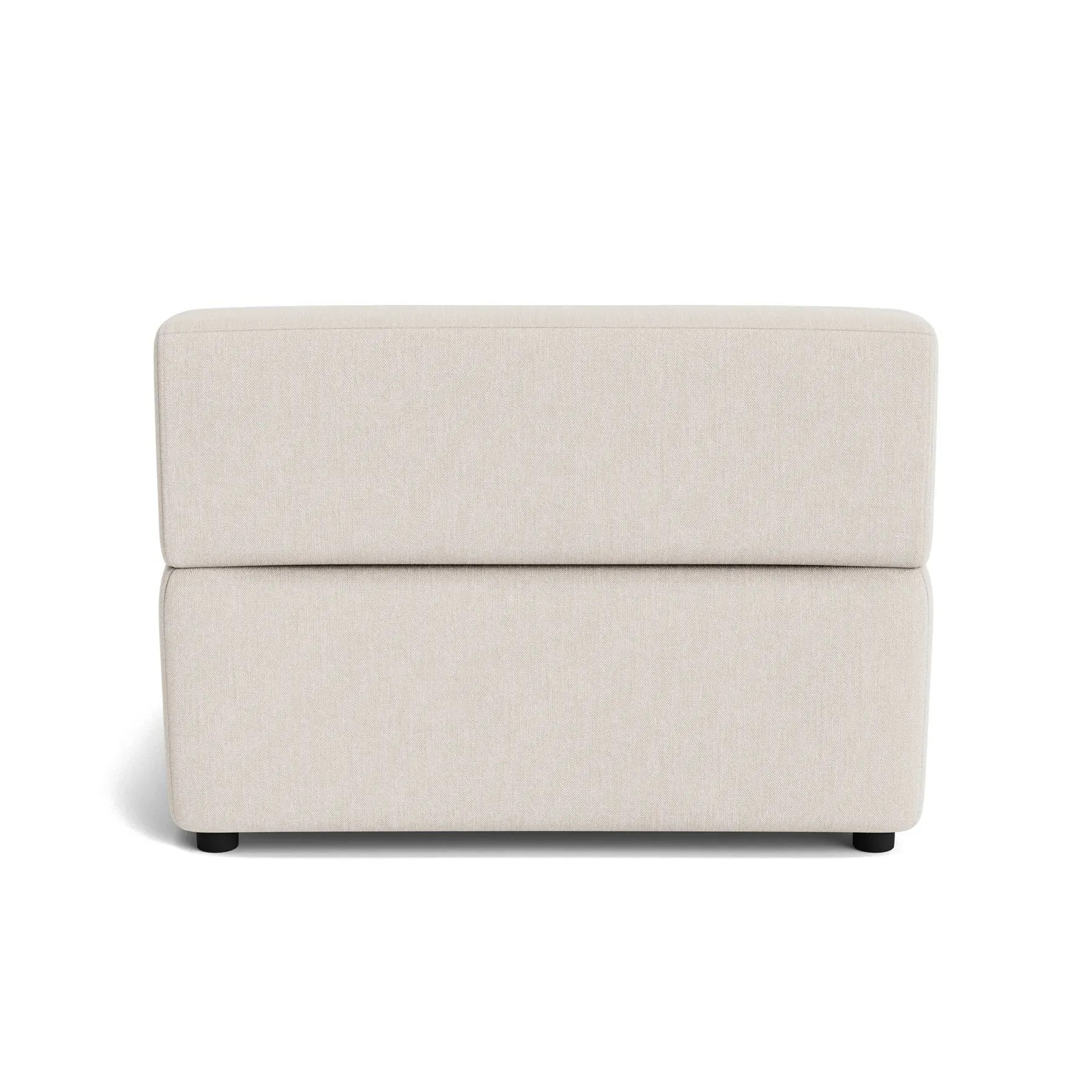 Stretch Armless Middle Module - Silex Off White