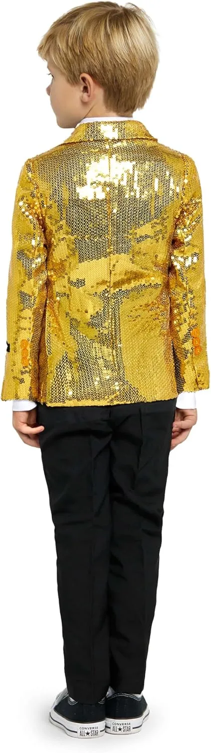 Suitmeister Sequin Blazer For Boys - Shiny Party Jacket For Kids - Slim Fit - Kids Party Blazer