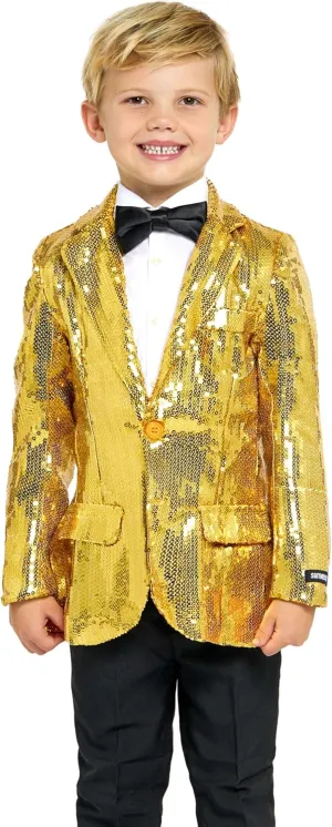Suitmeister Sequin Blazer For Boys - Shiny Party Jacket For Kids - Slim Fit - Kids Party Blazer