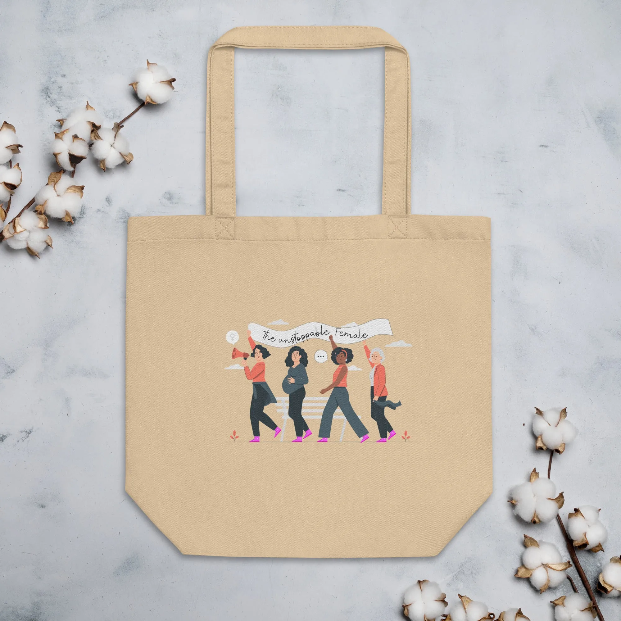 Sustainable Organic Cotton Tote Bag | Eco-Friendly Shopping Bag
