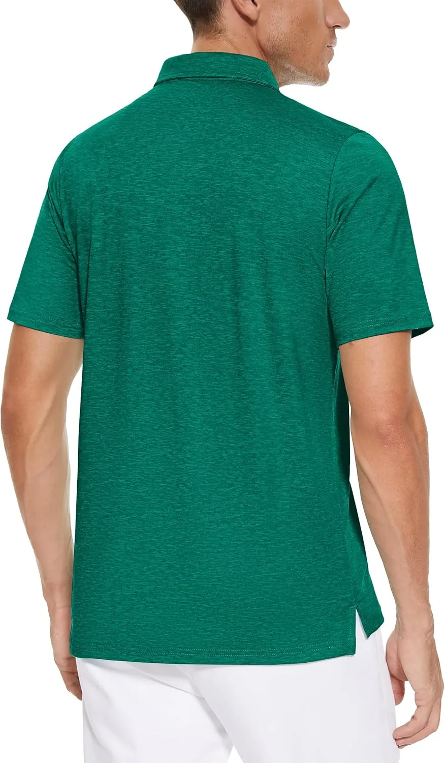 TACVASEN Men's Golf Shirts Short Sleeve Quick Dry Polo Shirts Moisture Wicking Casual Business Sports Breathable Polo