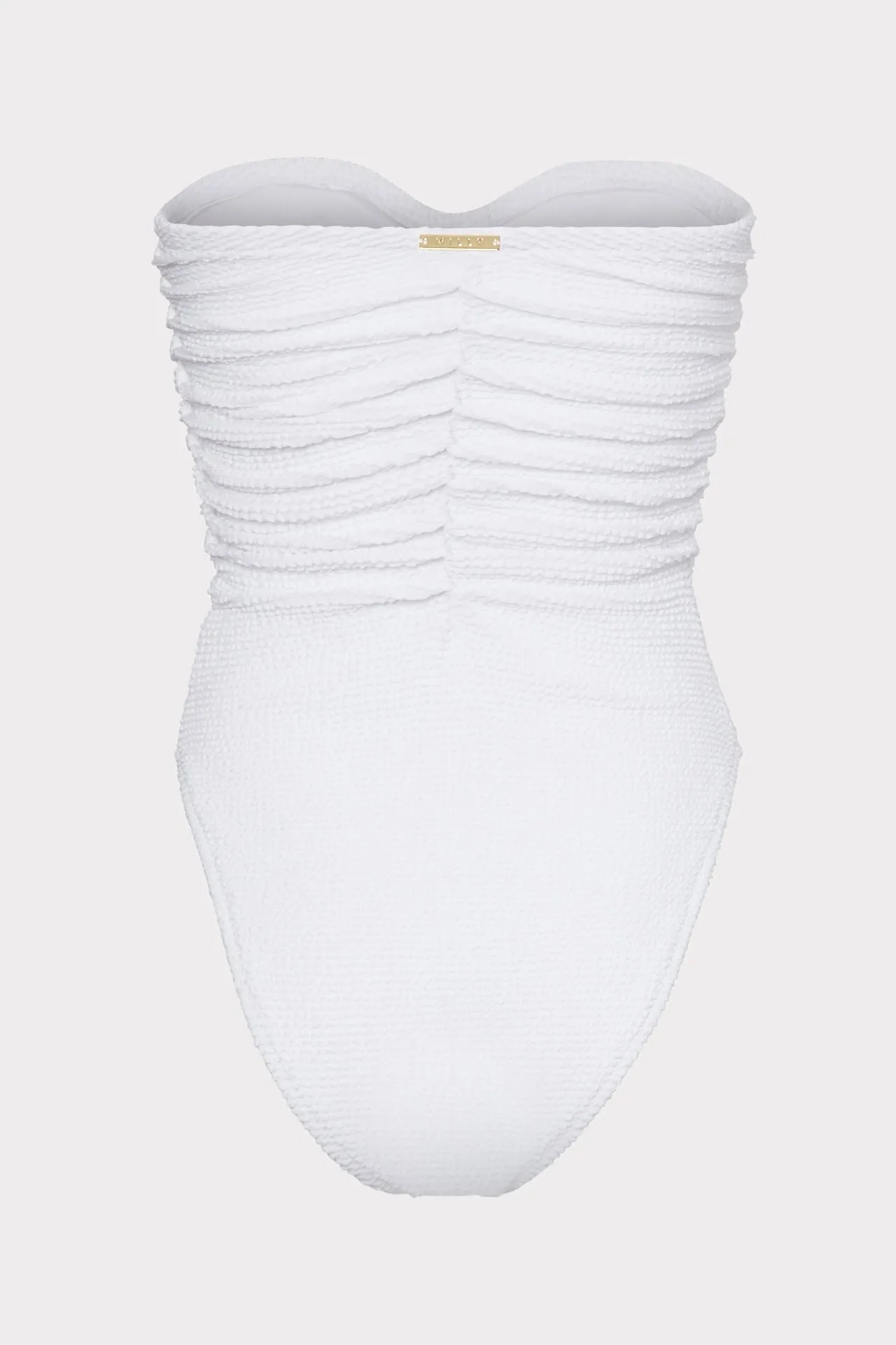 Textured Ruched One Piece