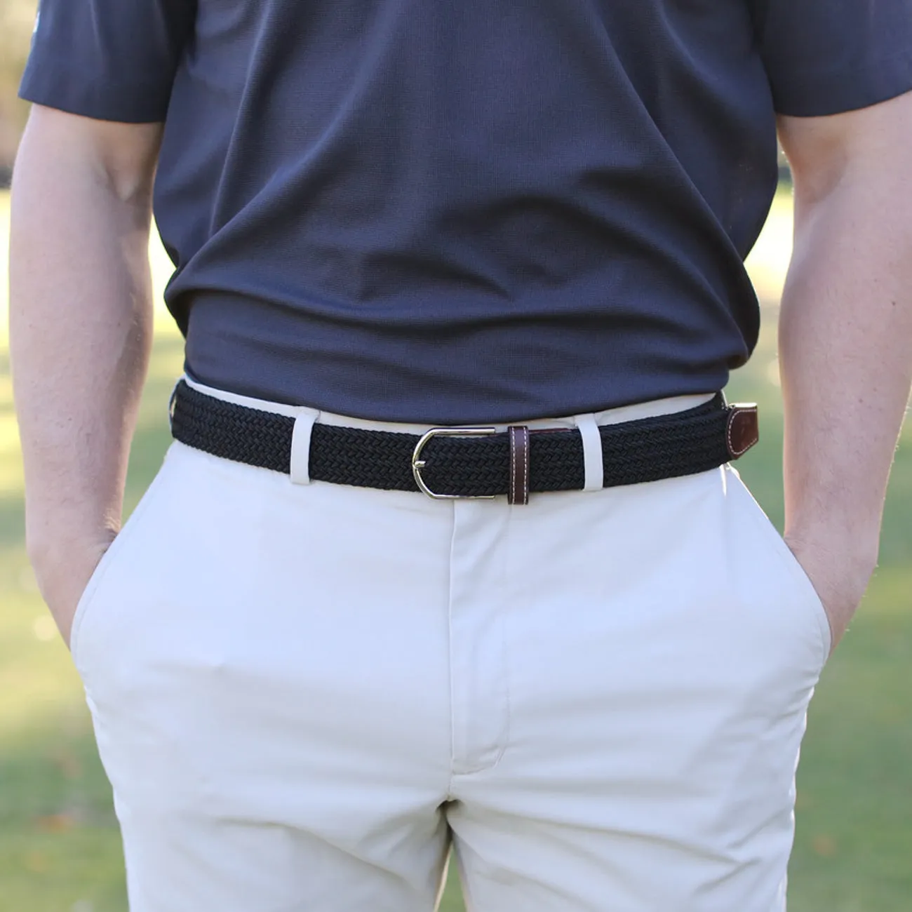 The Bethpage Woven Stretch Belt