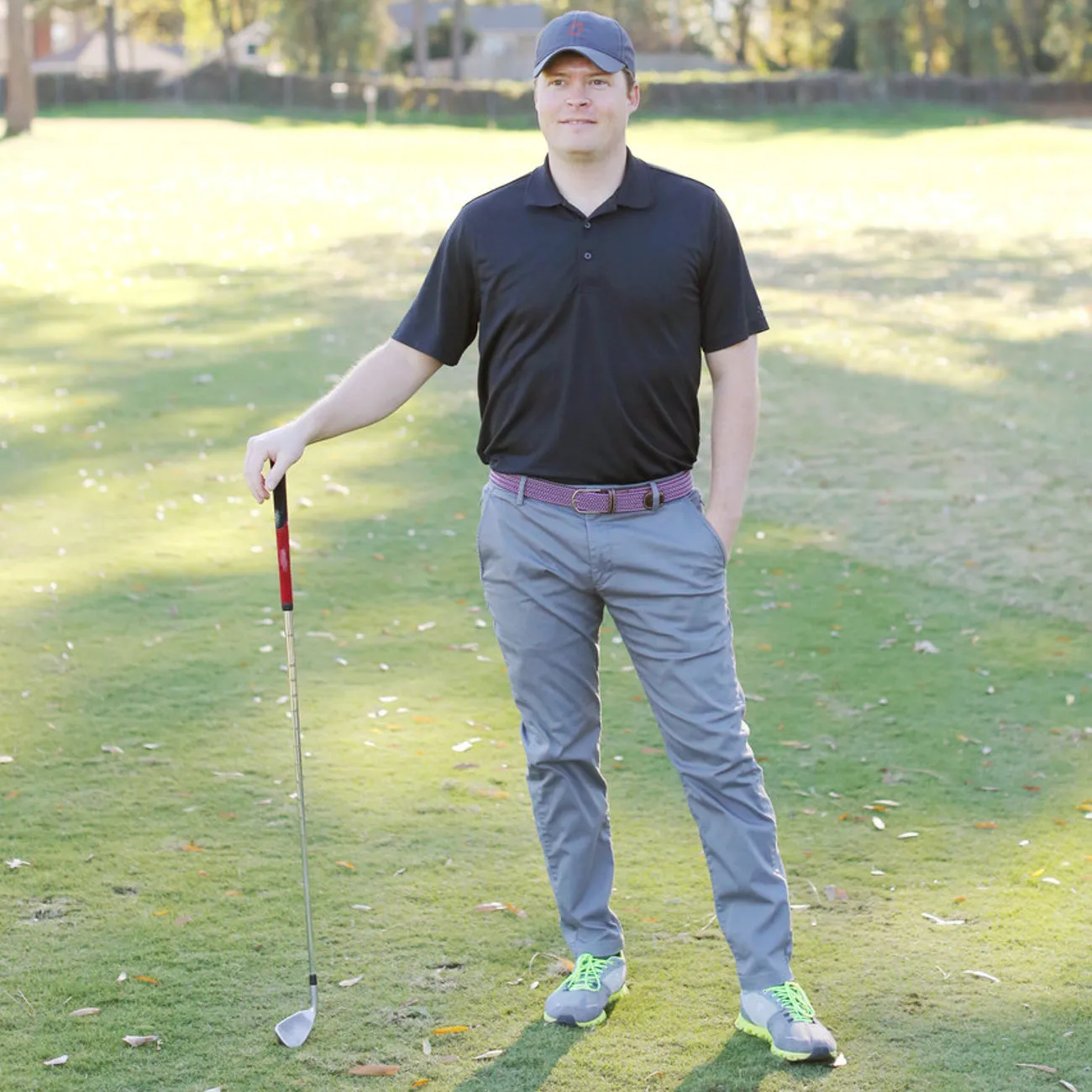 The Biloxi Two-Tone Woven Stretch Belt