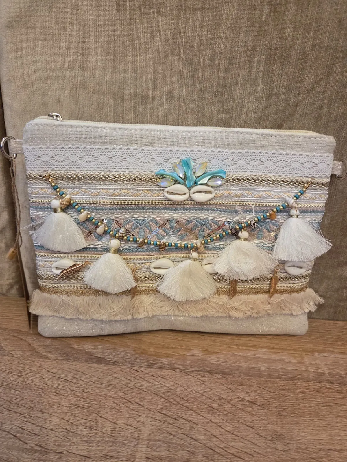 The Ibiza boho embellished clutch bags