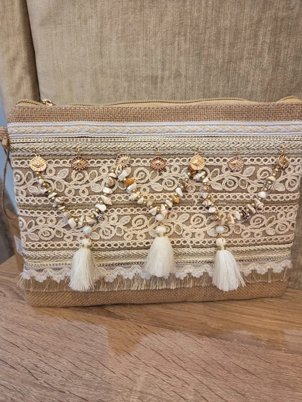 The Ibiza boho embellished clutch bags