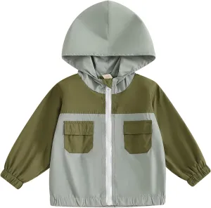 TheFound Toddler Girls Boys Hoodies Jacket Checkerboard Zip-Up Hooded Long Sleeve Coat Fall Winter Kid Baby Clothes Outerwear