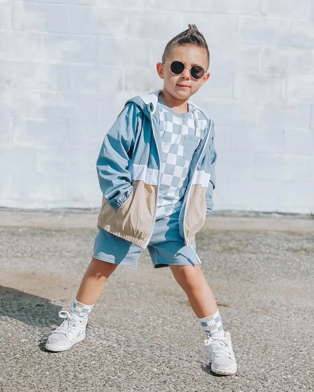 TheFound Toddler Girls Boys Hoodies Jacket Checkerboard Zip-Up Hooded Long Sleeve Coat Fall Winter Kid Baby Clothes Outerwear