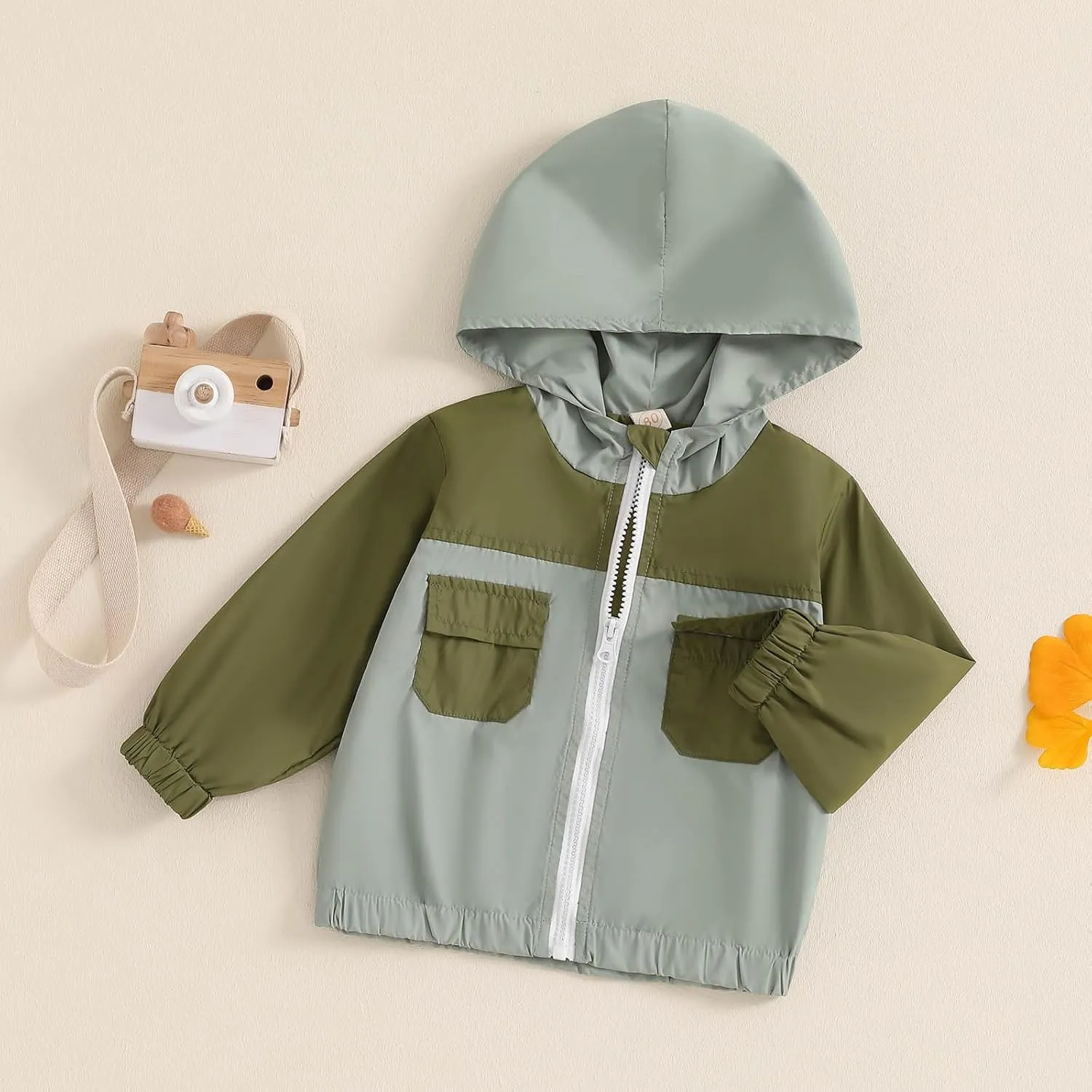 TheFound Toddler Girls Boys Hoodies Jacket Checkerboard Zip-Up Hooded Long Sleeve Coat Fall Winter Kid Baby Clothes Outerwear