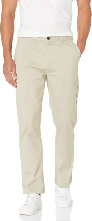 Tommy Hilfiger Men's Chino Pants Custom Fit, Sand Khaki 32x42