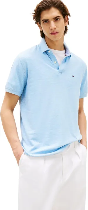 Tommy Hilfiger Men's Short Sleeve Moisture Wicking Stretch Polo Shirt with Quick Dry   UV Protection