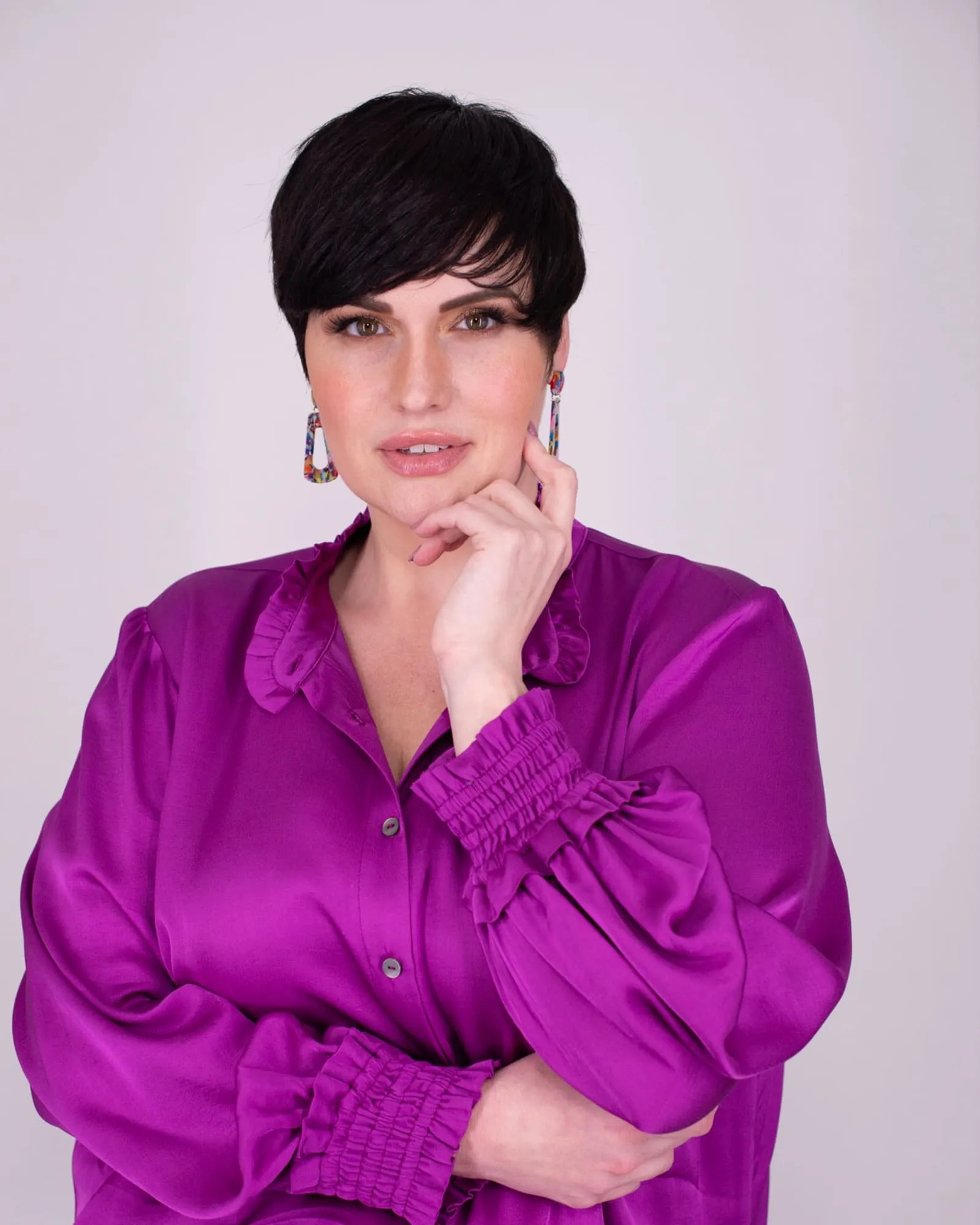 Torie Blouse | Berry