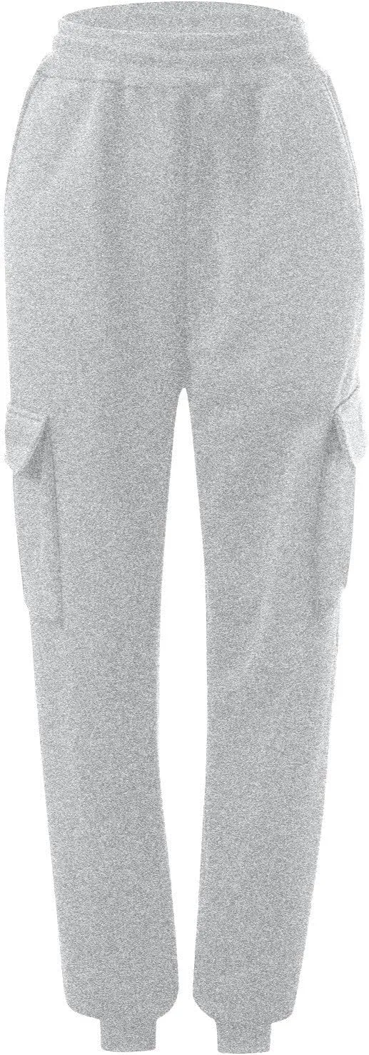 Trendy Sweatpants for Women 2024 Cargo Pants Women Casual Solid Elastic Casual Pants with Pockets Trousers
