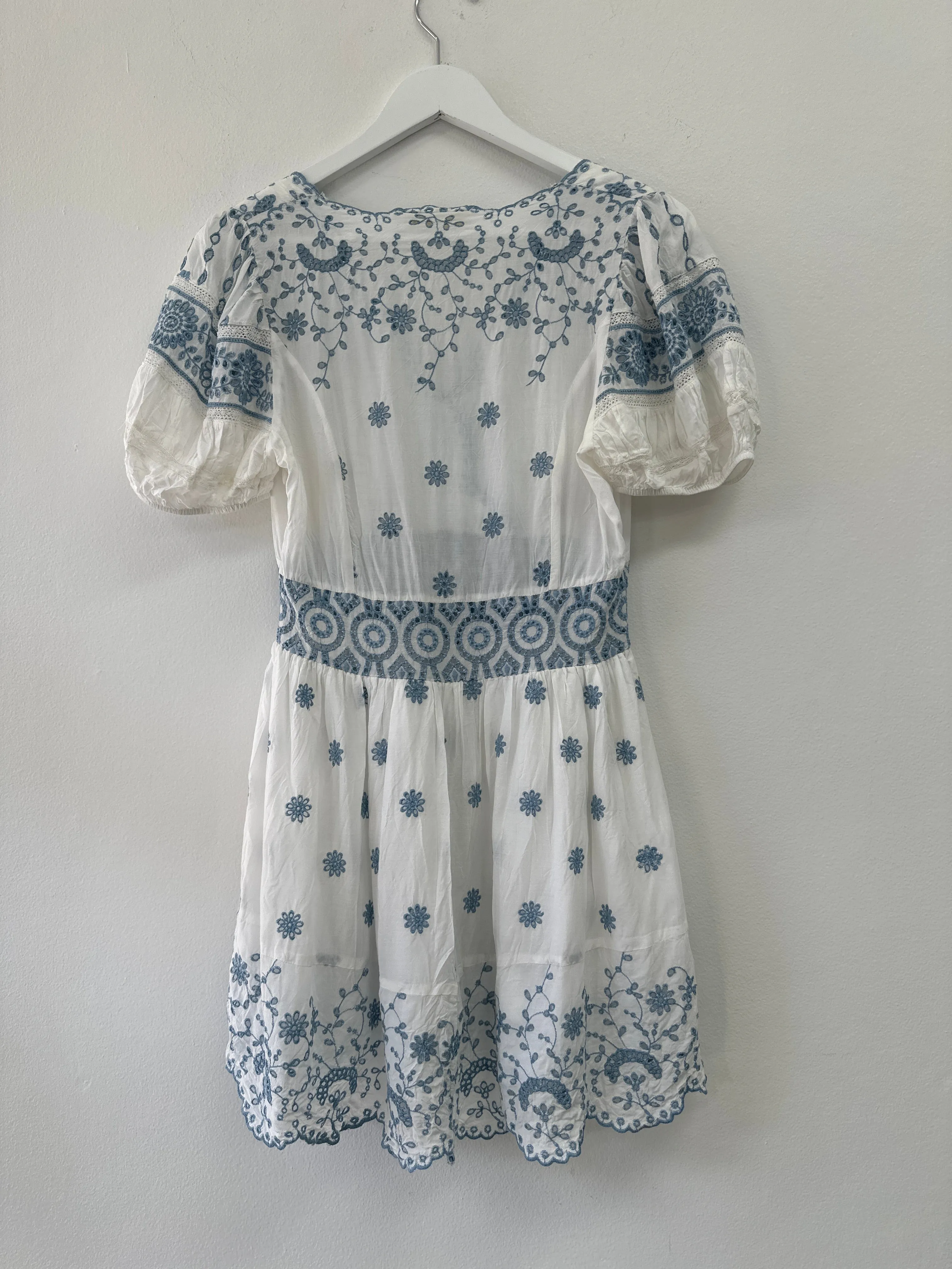 Valente Broderie-Anglaise Mini Dress