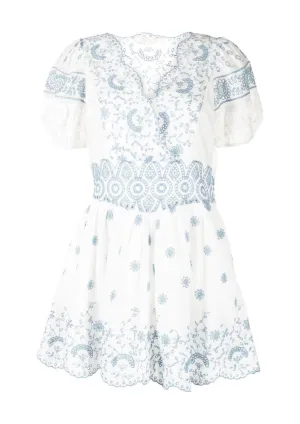Valente Broderie-Anglaise Mini Dress
