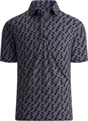 WARHORSEE Mens Golf Polo Shirts Short Sleeve Quick Dry, Performance Stretchy Casual Polo Shirts for Men