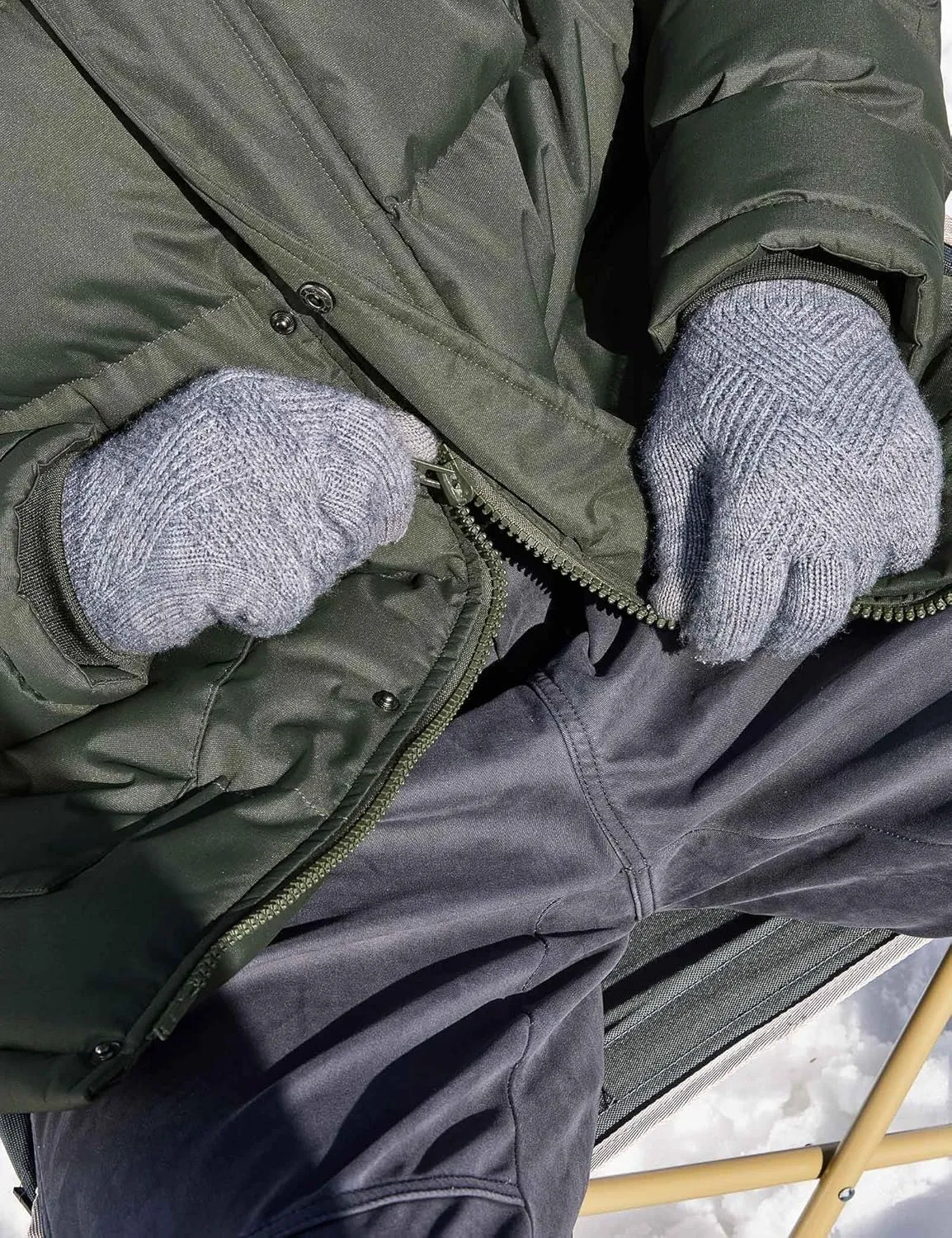 Winter Coats For Men Winter Jackets Water Resistant Warm Thicken Puffy Hooded Insulated Thicken Parka Coat