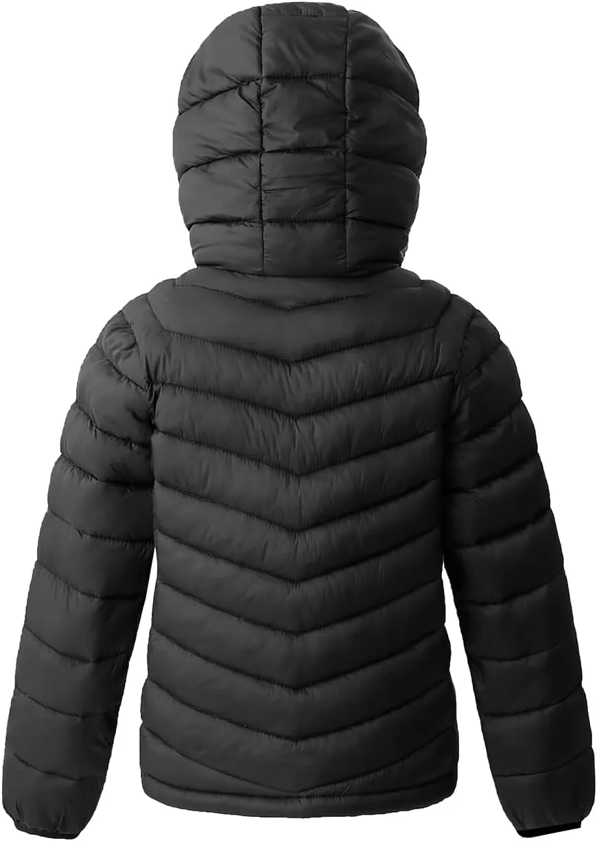 Winter Puffer Jacket Waterproof Hooded Coat Lightweight Clothes For Kids Boys