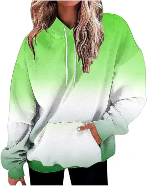 Women 2024 Oversized Sweatshirts Neno Print Drawstring Cute Hoodies Pullover Tops Fall Winter Trendy Clothes