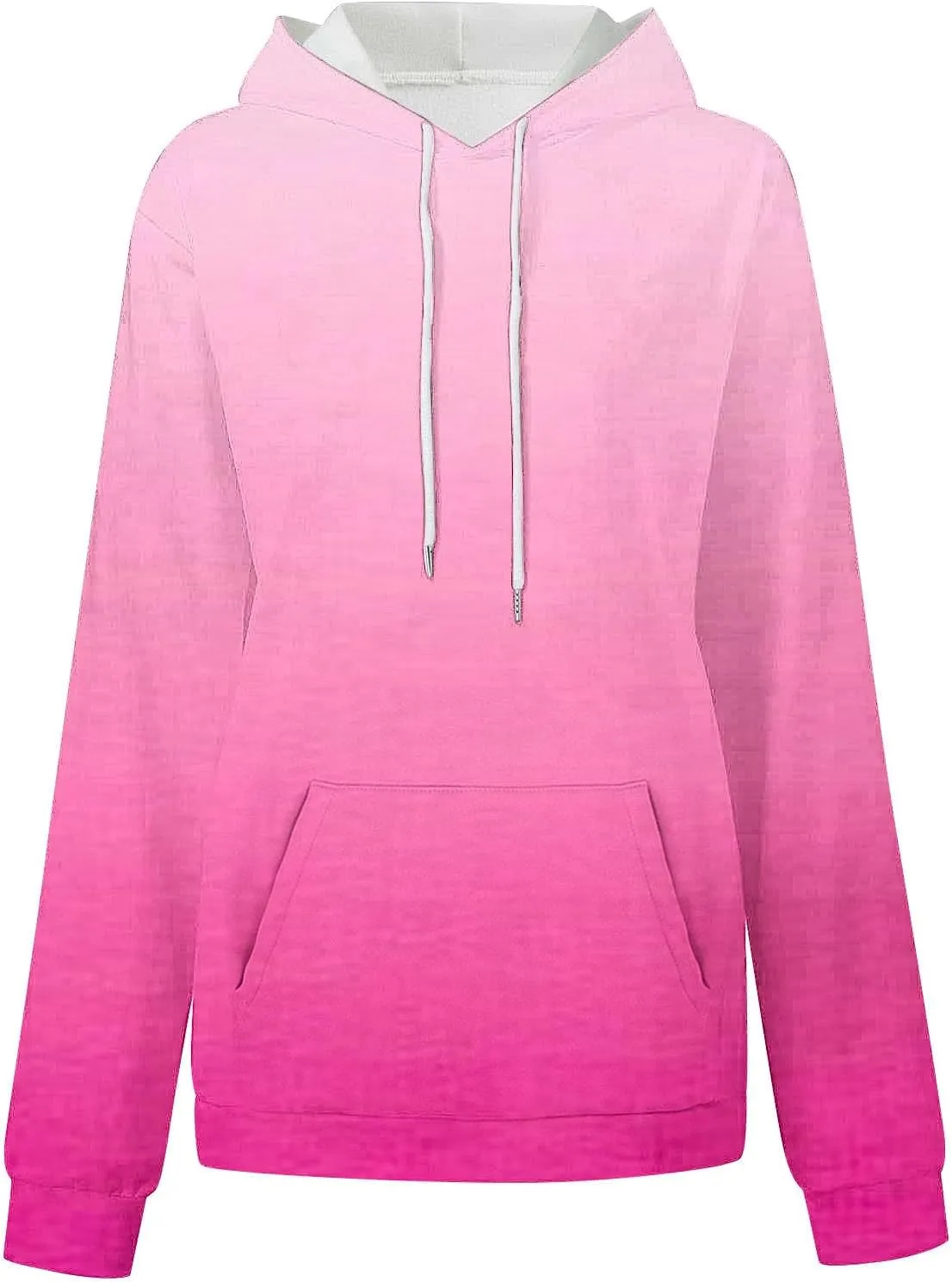 Women 2024 Oversized Sweatshirts Neno Print Drawstring Cute Hoodies Pullover Tops Fall Winter Trendy Clothes