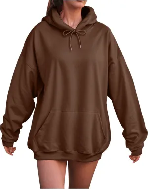 Women Hooded Sweatshirt Casual Long Sleeve Pullover Loose Autumn Sweatshirt Winter Hoodies Women Oversized