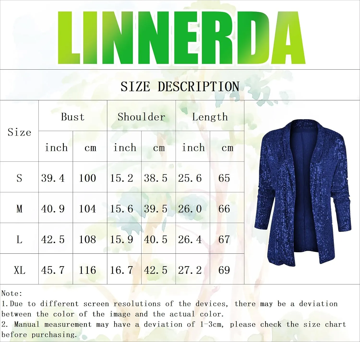 Women Sparkly Outerwear Jacket Lapel Collar Open Front Blazers Club Casual Coats