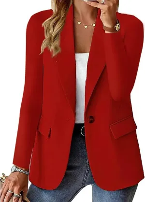 Women's Casual Blazer Jacket,Spring Lightweight Work Suit Cardigan for Women,for Spring and Autumn