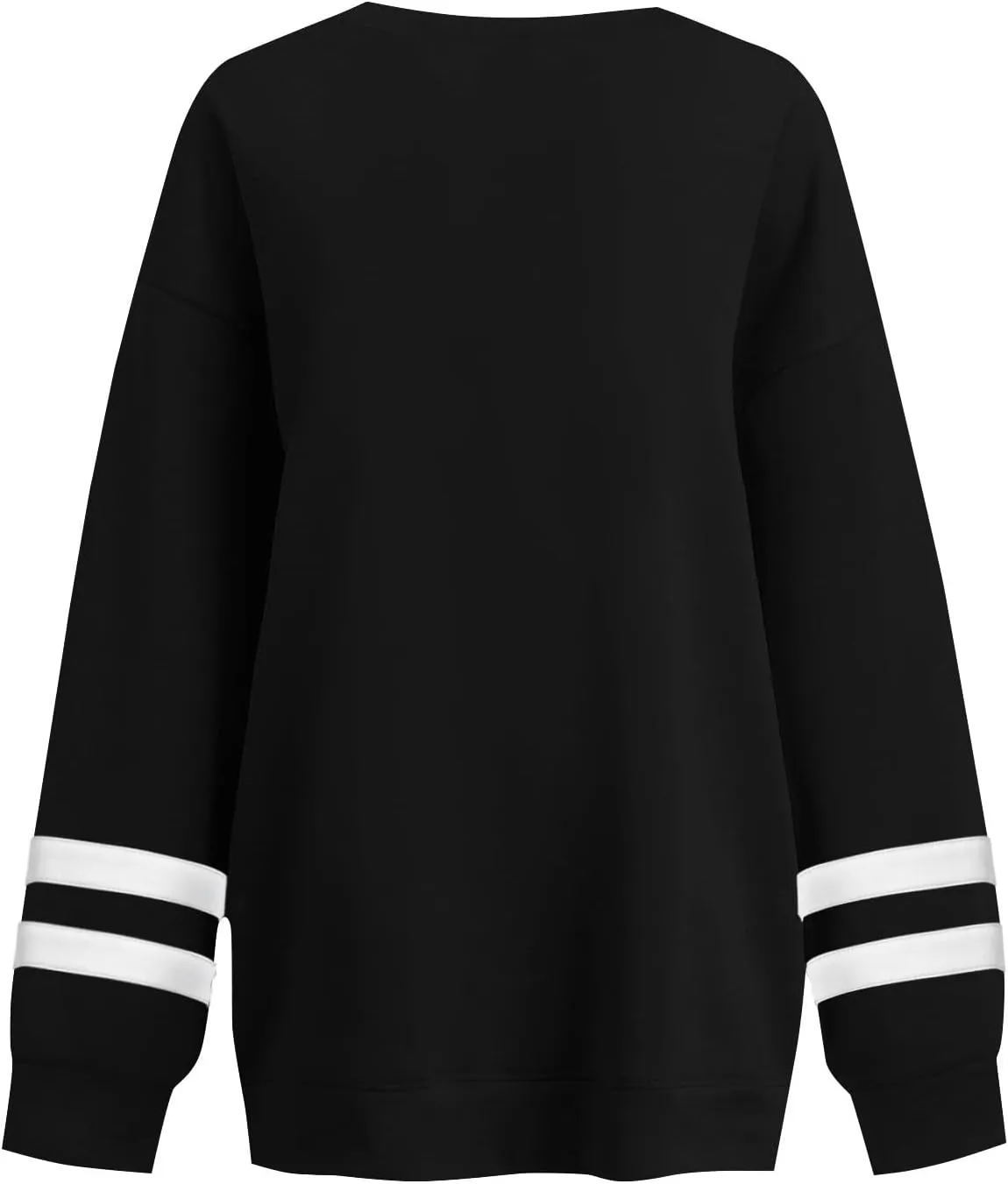 Womens Crewneck Sweatshirt Winter Fleece Plus Size Hoodie Color Block Loose Cute Sweatshirts No Hood Y2k Sweater