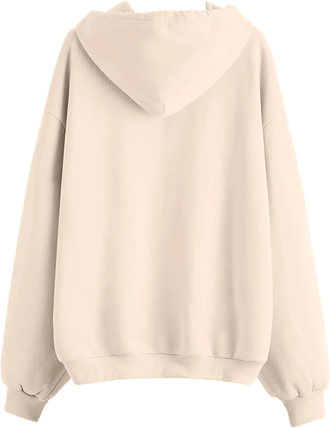 Women's Drawstring Zip Up Cute Hoodies Fall Jacket Oversized Casual Sweatshirts with Pocket 2025 Trendy