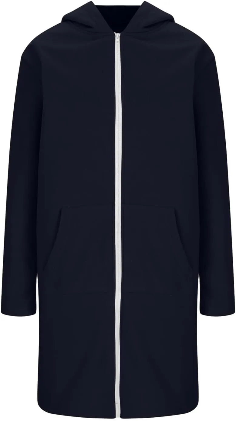 Women's Full Zip Up Hoodies Oversized Fleece Long Sleeve Sweatshirt Comfy Casual Fall Jacket Coat with Pocket 2024