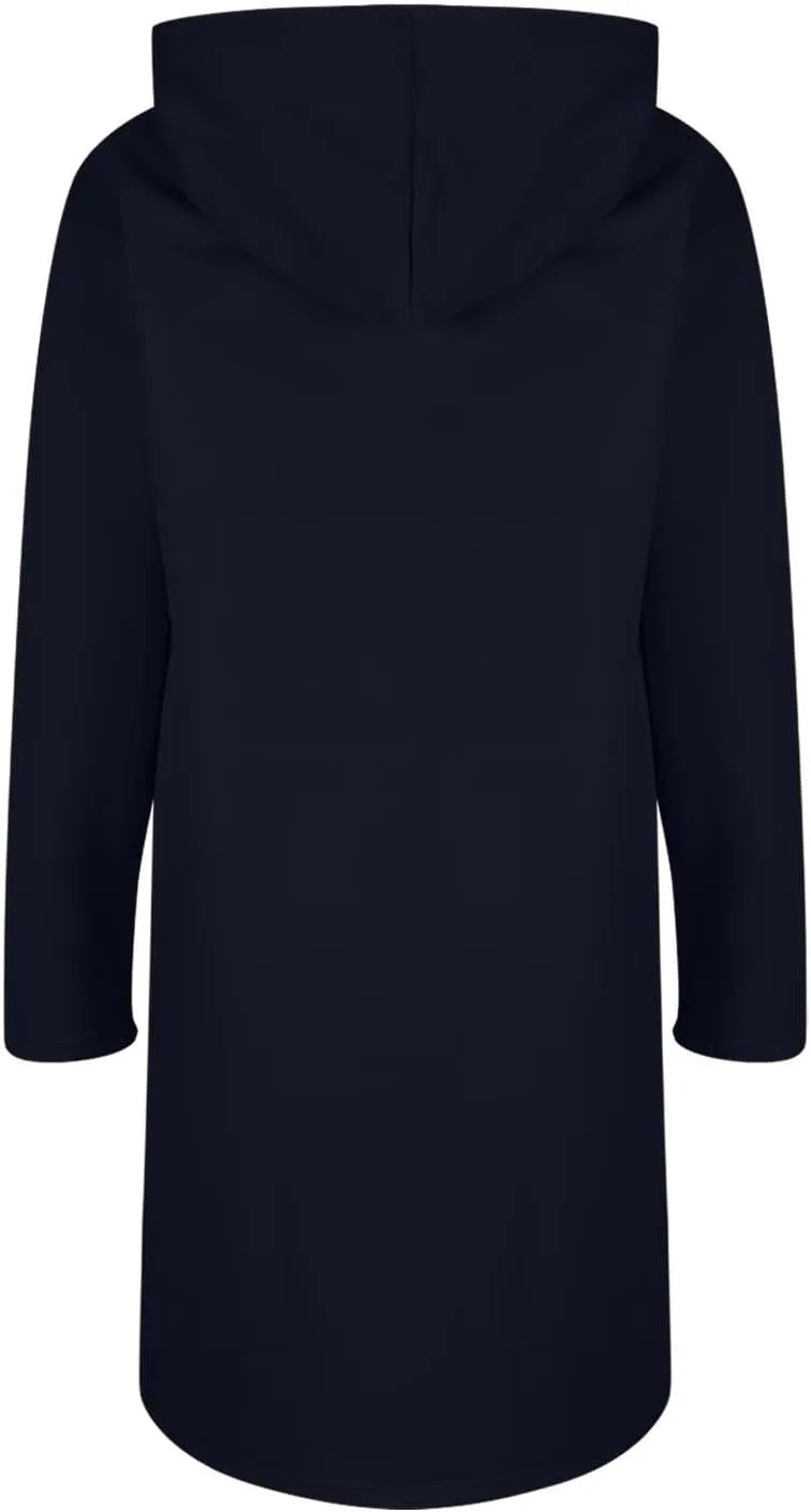 Women's Full Zip Up Hoodies Oversized Fleece Long Sleeve Sweatshirt Comfy Casual Fall Jacket Coat with Pocket 2024