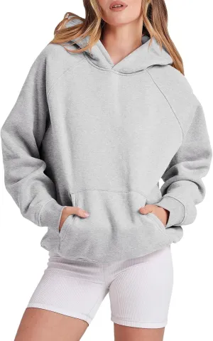 Women's Oversized Hoodies Casual Long Sleeve Half Zipper Pocket Sweatshirt Pullover Tops Hoodies Womens