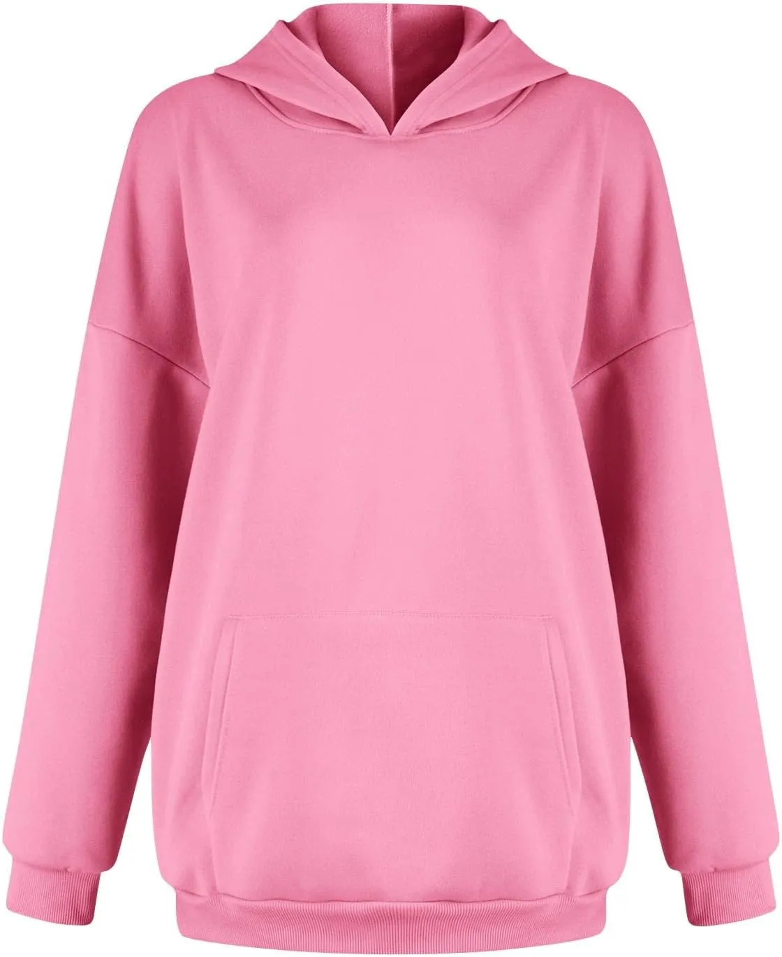 Womens Oversized Hoodies Fleece Sweatshirts Long Sleeve Sweaters Pullover Winter Fall Outfits Fashion Y2k Clothes