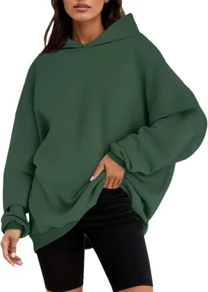 Womens Oversized Sweatshirts Pullover Hoodies Artificial Short Velvet Oversized Hoodies Fleece Hooded Long Fleece